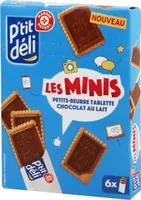 Mini petits-beurre tablette chocolat au lait