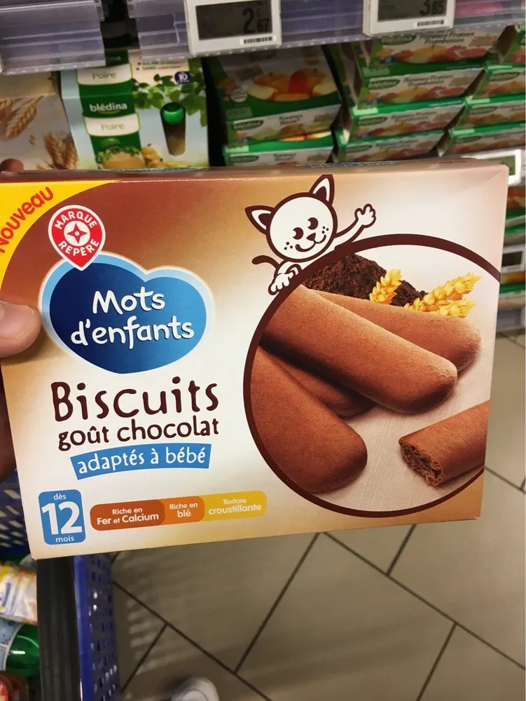 Biscuit goût chocolat
