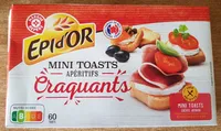 Mini toasts apéritifs craquants