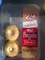 Mini bagels saumon