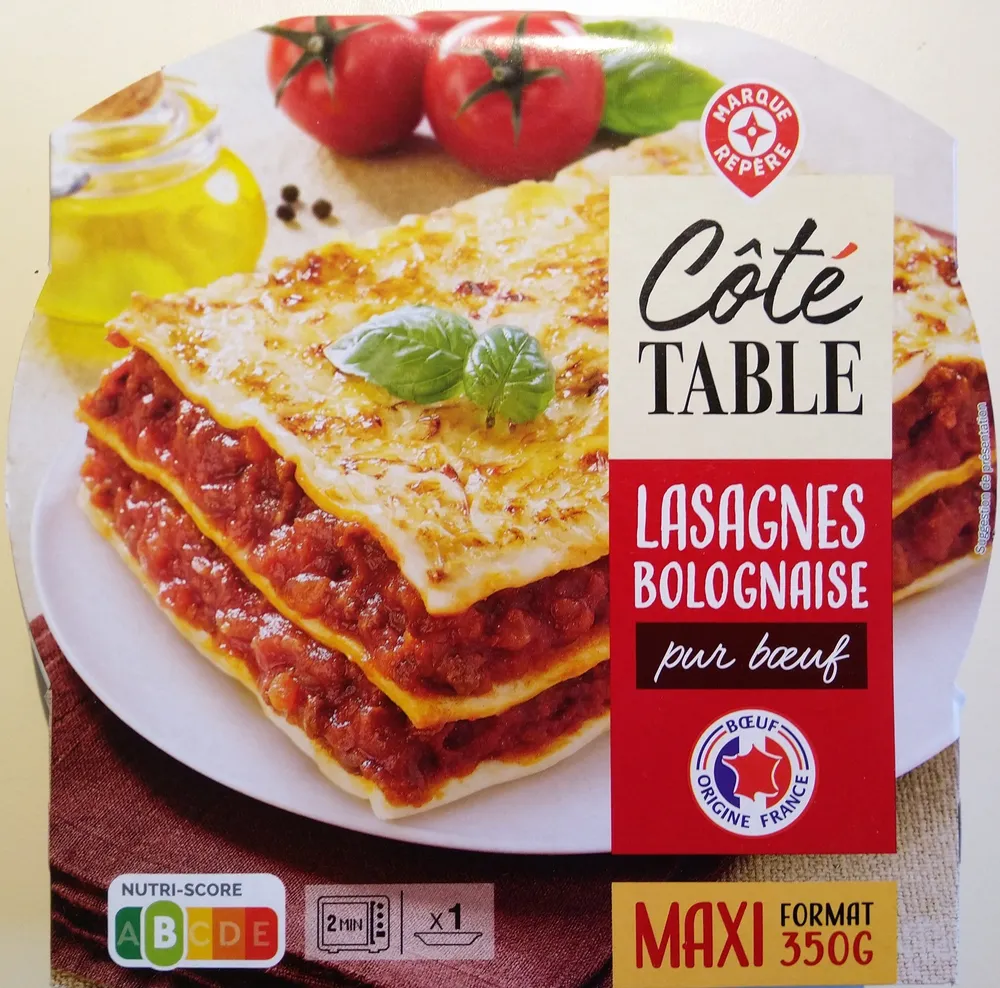 Lasagnes pur bœuf
