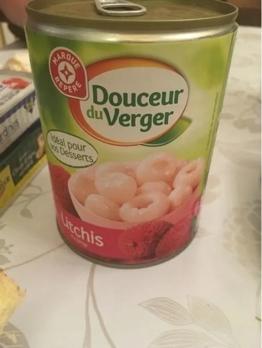 Litchis entiers denoyautés au sirop