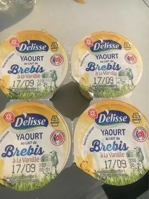 Yaourt au lait de brebis saveur vanille x 4