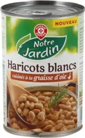 Haricots blancs cuisinés à la graisse d'oie