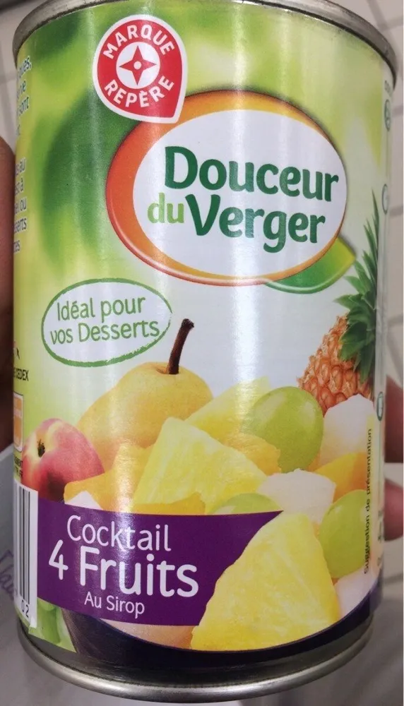 Cocktail 4 fruits au sirop
