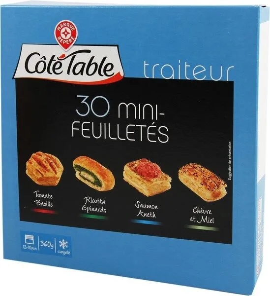 Mini-feuilletés apéritif x 30