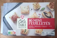 80 mini feuilletés
