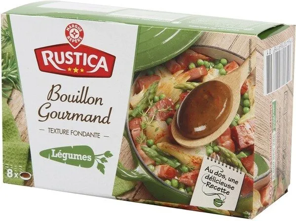 Bouillon gelee legumes