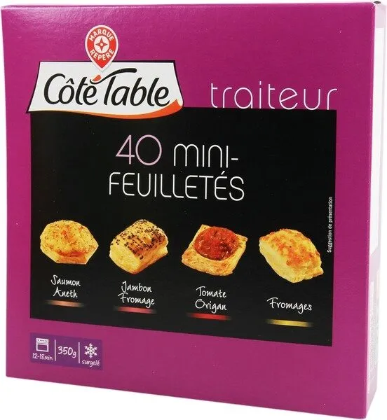 Mini-feuilletés apéritif x 40