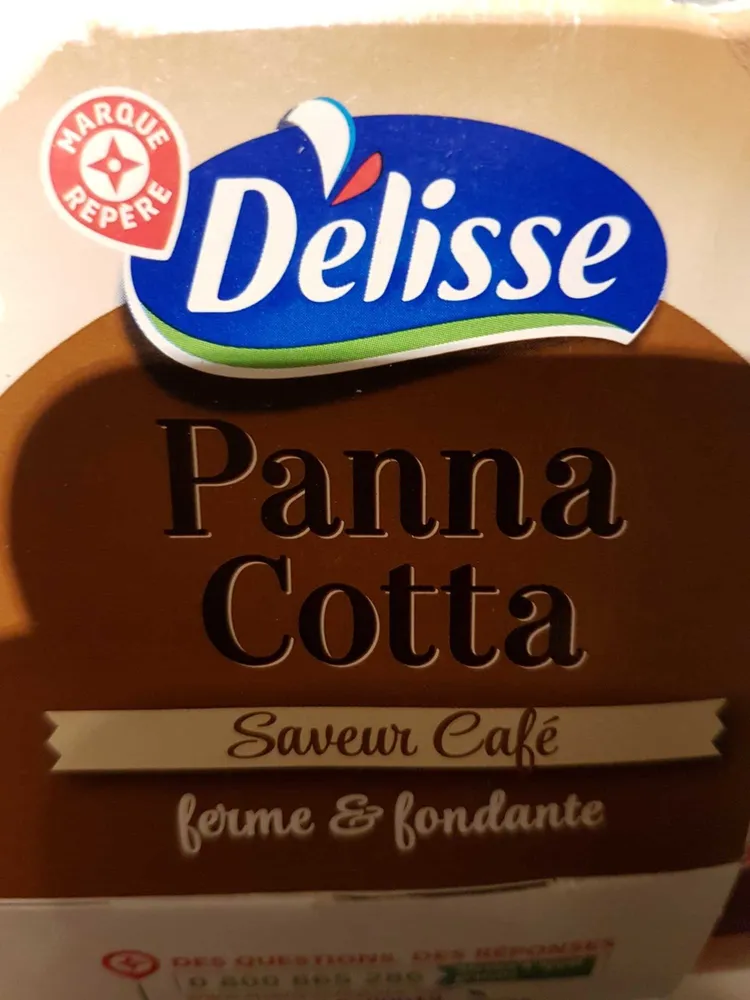 Panna cotta sur lit de café x 4
