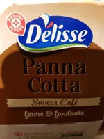 Panna cotta sur lit de café x 4