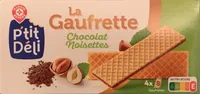 Gaufrettes chocolat- noissettes