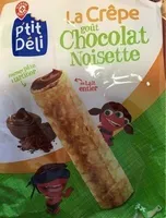 Crepe gout chocolat noisette