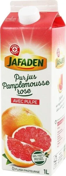 Pur jus de pamplemousse rose