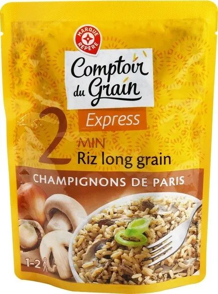 Riz express champignons de Paris
