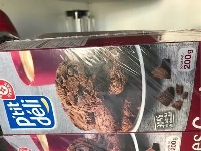 Biscuits Cookies P'tit Deli Tout chocolat