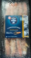 Langoustines entières crues