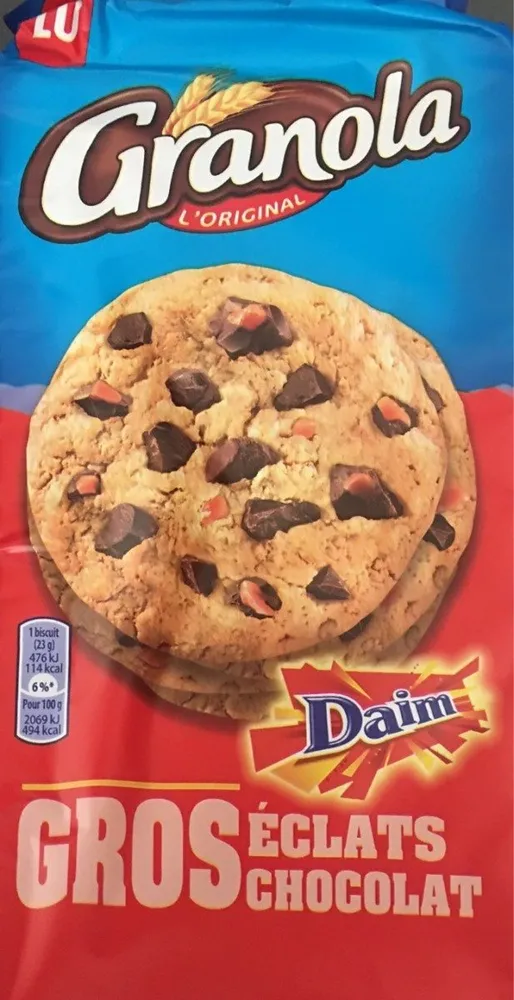 granola gros éclat de chocolat