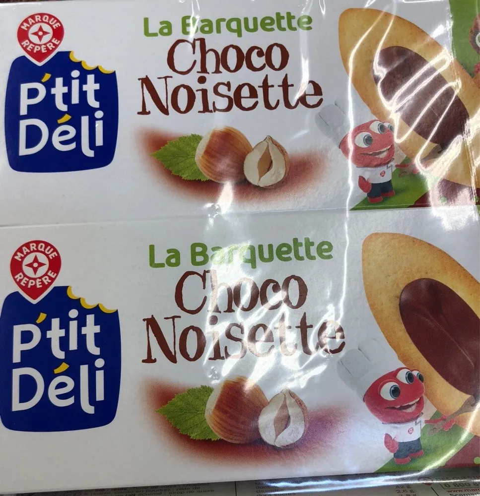 Barquette choco - noisette