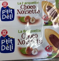 Barquette choco - noisette
