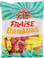 Assortiment fraises bananes