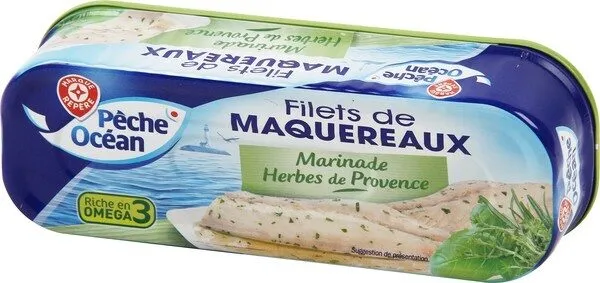 Filets maquereaux marinade herbes et Provence