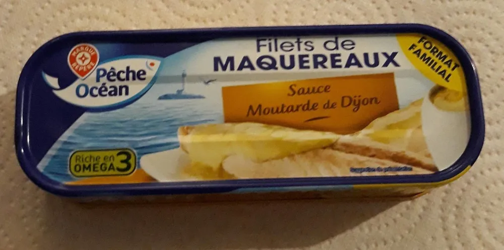 Filets de maquereaux sauce moutarde de Dijon