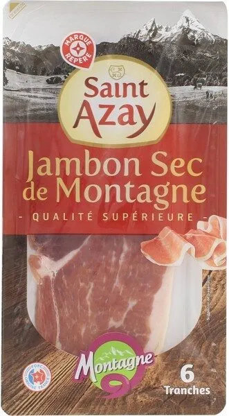 Jambon sec de montagne 6 tranches