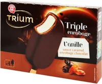 Trium triple enrobage vanille et caramel x 4