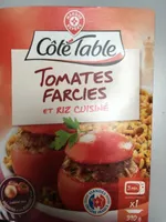 Tomates farcies et riz cuisiné