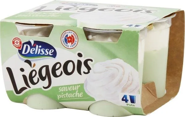 Liégeois saveur pistache x 4