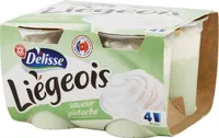 Liégeois saveur pistache x 4