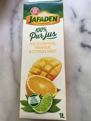 Jus d'orange, mangue & citron vert