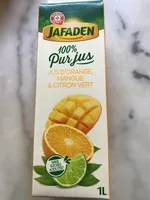 Jus d'orange, mangue & citron vert