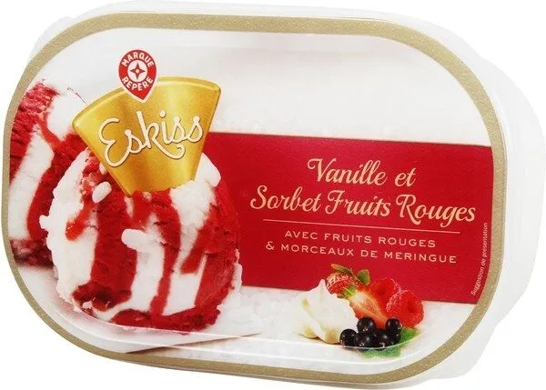 Vrac gourmand vanille et sorbet fruits rouges