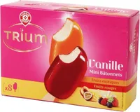 Mini trium vanille enrobage fruits
