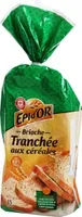 Brioche tranchée aux céréales