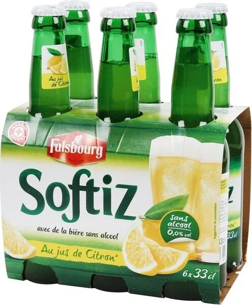 Bière citron sans alcool