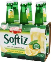 Bière citron sans alcool