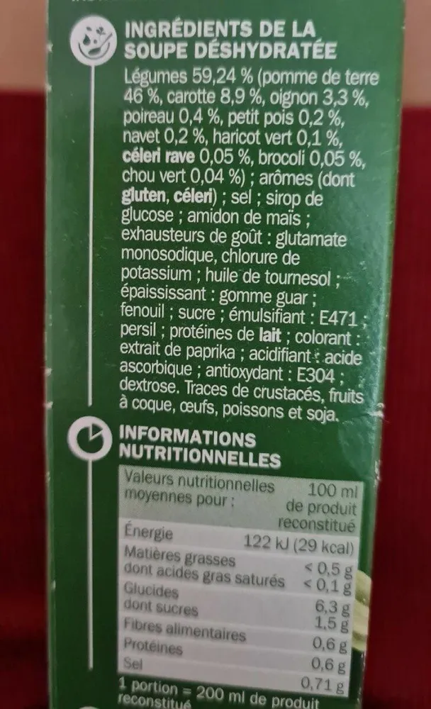 Mouliné de 10 légumes