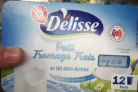 Petit fromage frais au lait-demi écrémé