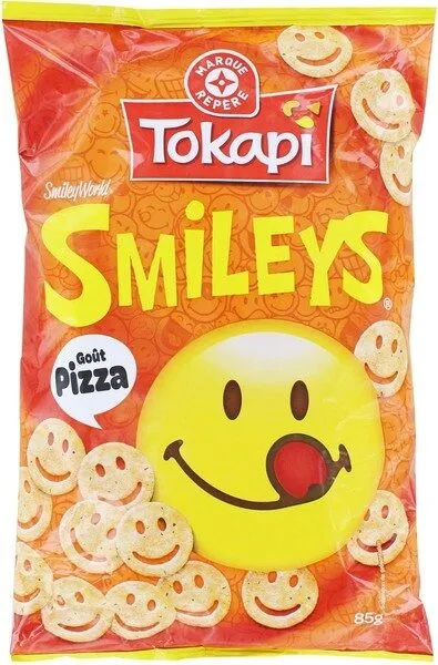Snack smiley goût pizza
