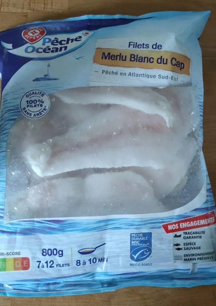 filets de merlu du cap