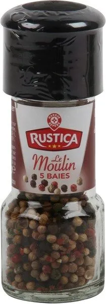 Moulin 5 baies - flacon