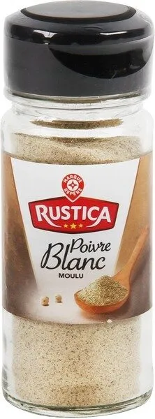 Poivre blanc moulu - flacon