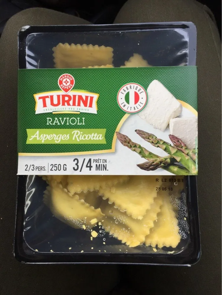 Ravioli asperges ricotta