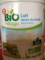 Lait demi écrémé biologique