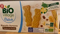 Biscuits oursons pépites de chocolat