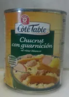 Chucrut con guarnición
