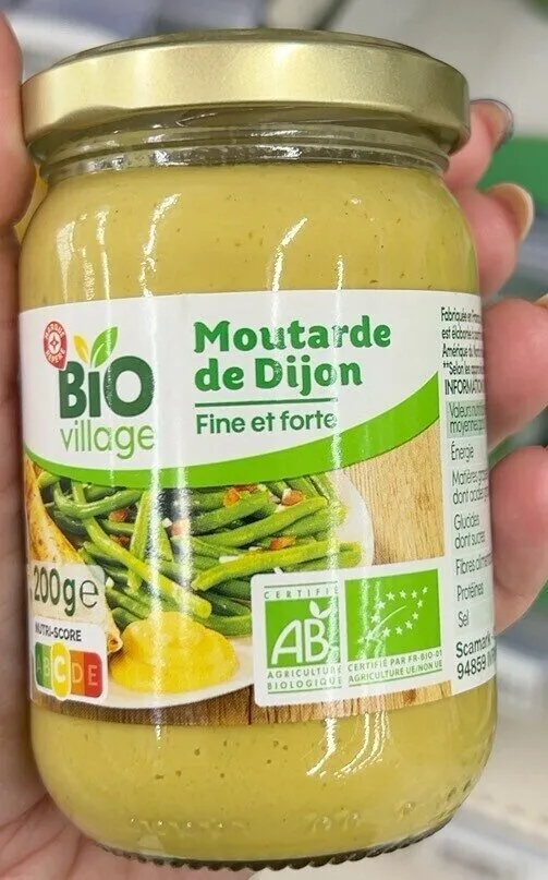 Moutarde de dijon bio